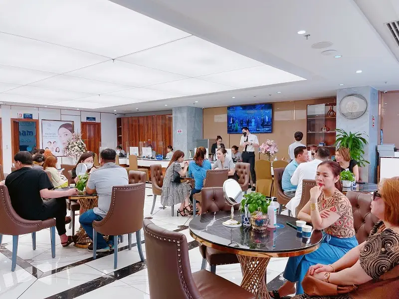 Bệnh viện Kangnam sở hữu không gian rộng rãi