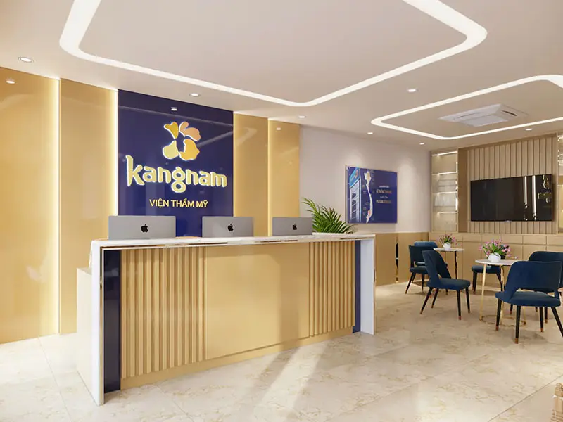 Quầy tiếp đón khang trang, rộng rãi