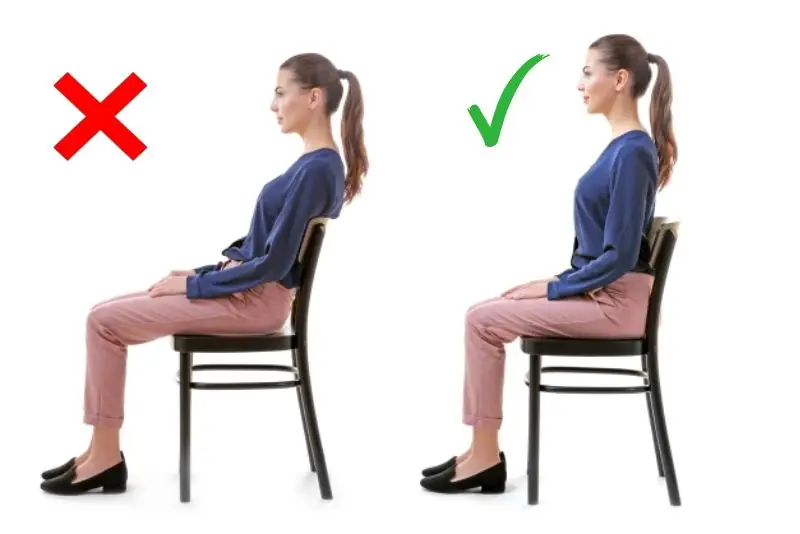 Giữ đúng tư thế