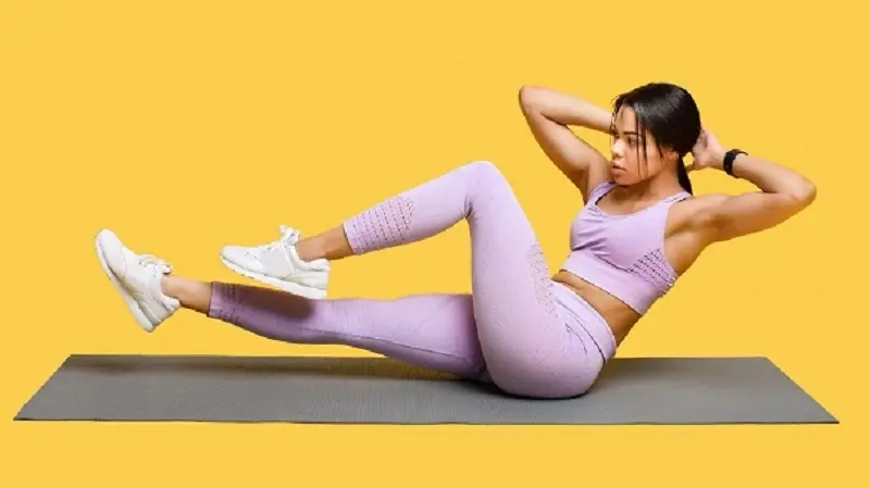 Kết hợp gập bụng với đạp xe để tăng hiệu quả giảm mỡ