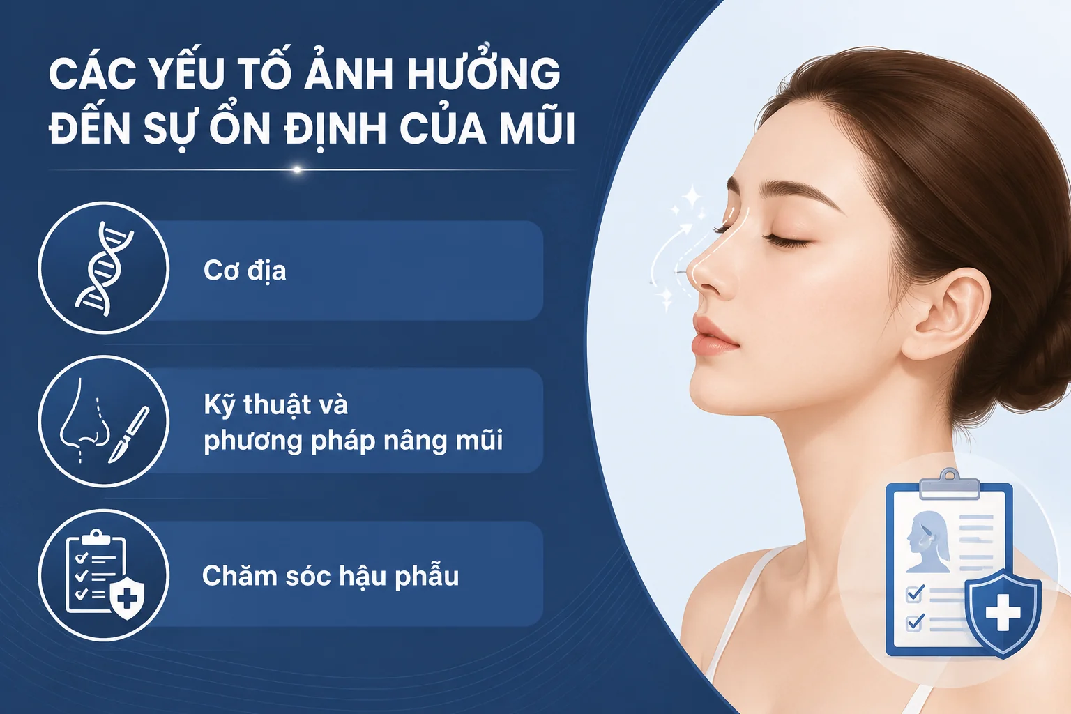 ảnh minh họa Các yếu tố ảnh hưởng đến sự ổn định của mũi