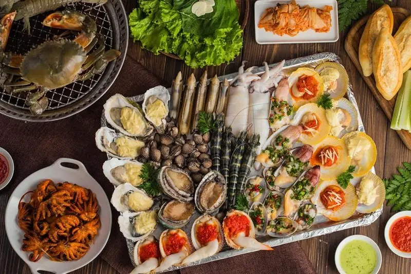 Các loại hải sản khiến vết thương dễ kích ứng