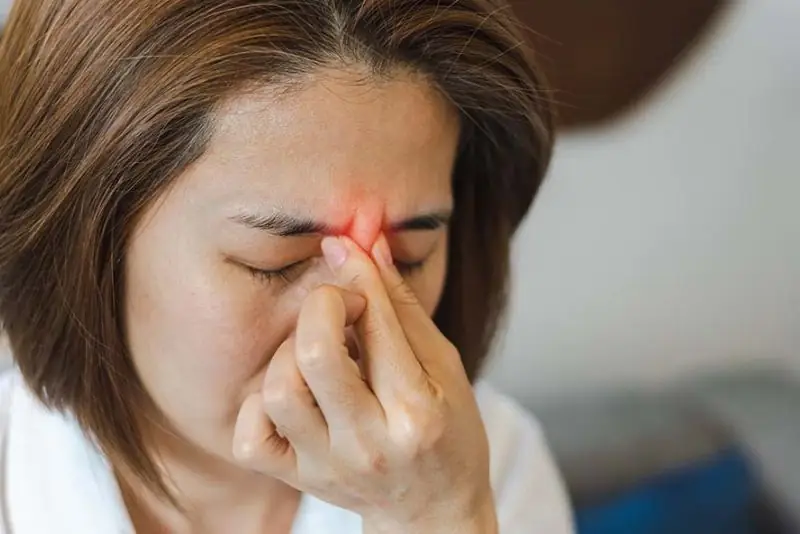 Xoang có dấu hiệu nhiễm trùng