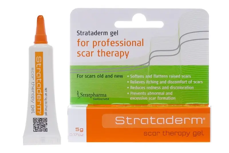 Gel trị sẹo Strataderm có thể dùng cho nhiều loại sẹo