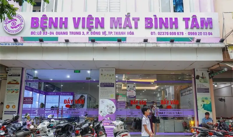 Bệnh viện Mắt Bình Tâm tại Thanh Hóa