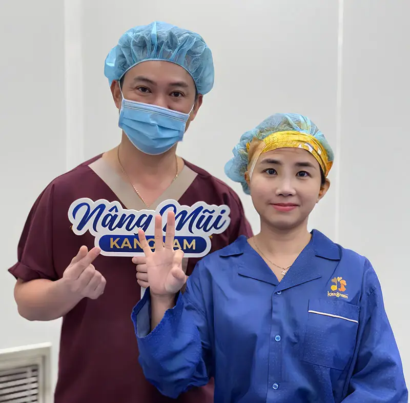 Kangnam Nghệ An áp dụng quy trình nâng mũi theo tiêu chuẩn y khoa từ thăm khám đến chăm sóc hậu phẫu