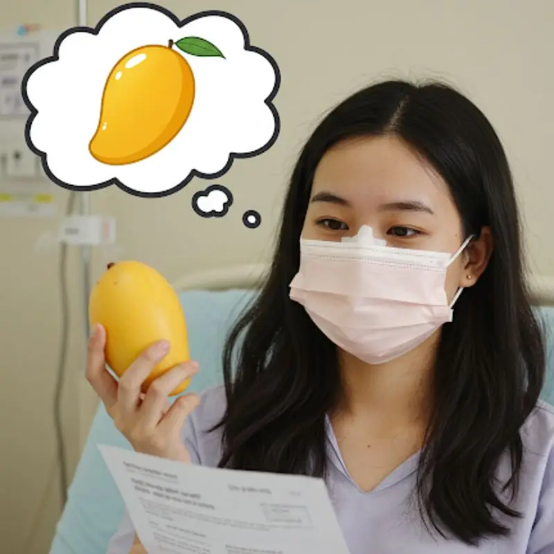 Không nên ăn xoài sau nâng mũi vì loại trái cây này có tính nóng và hàm lượng đường cao