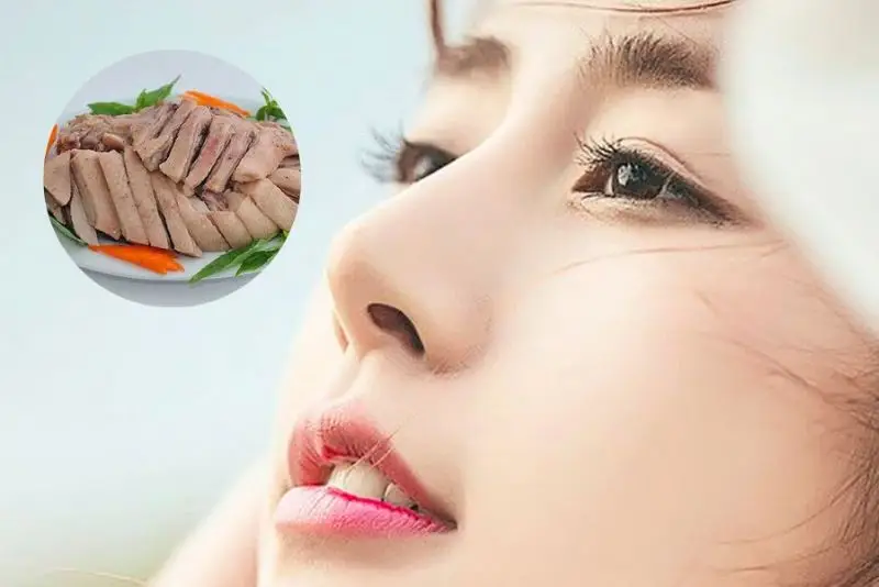 Không nên ăn thịt vịt sau khi nâng mũi để tránh nguy cơ viêm, sưng tấy, ngứa ngáy