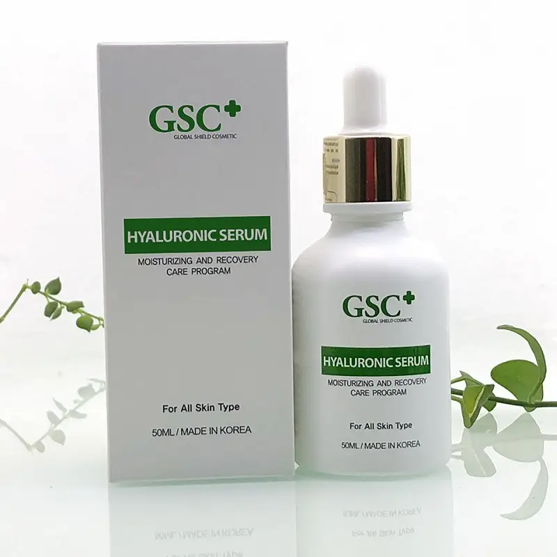 Serum GSC Hyaluronic giúp làn da căng bóng, mịn màng