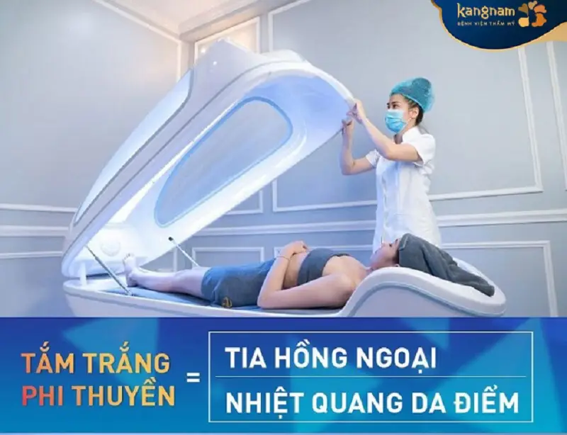Kangnam đang ứng dụng công nghệ tắm trắng phi thuyền Hi-White 3D