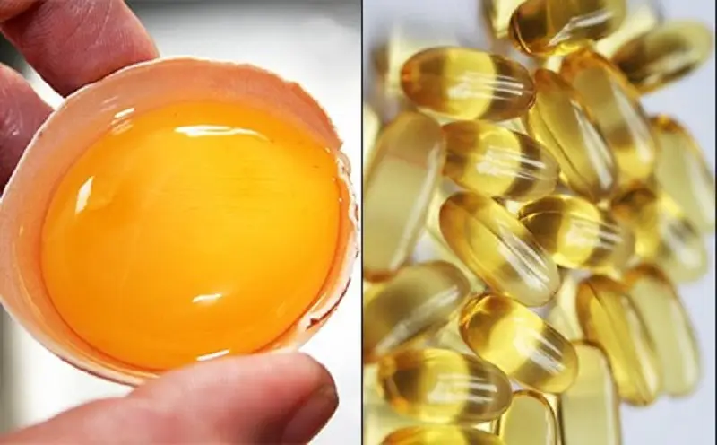 Kết hợp trứng gà là vitamin A để trị sẹo lõm
