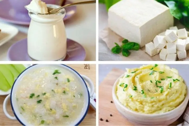 Nên tiêu thụ đồ ăn mềm và dễ nuốt