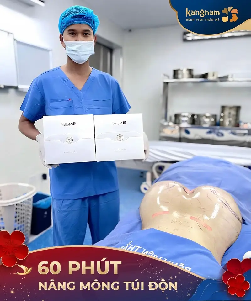 Thời gian đặt túi nhanh, mang lại hiệu quả tức thì