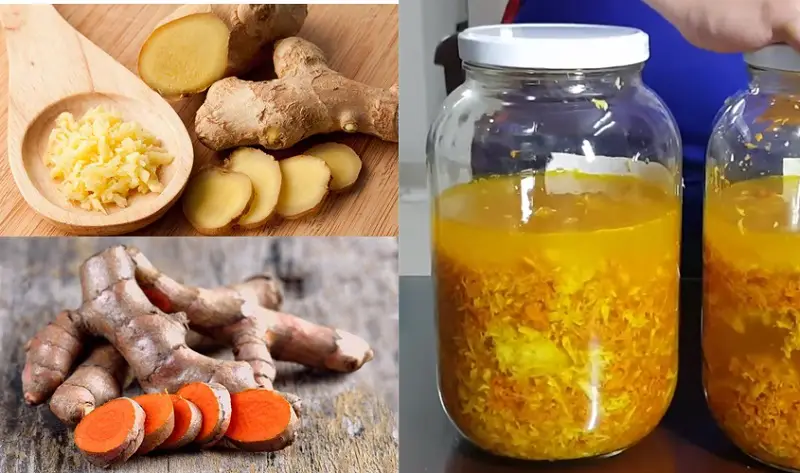 Cho các nguyên liệu vào hũ ngâm để sử dụng