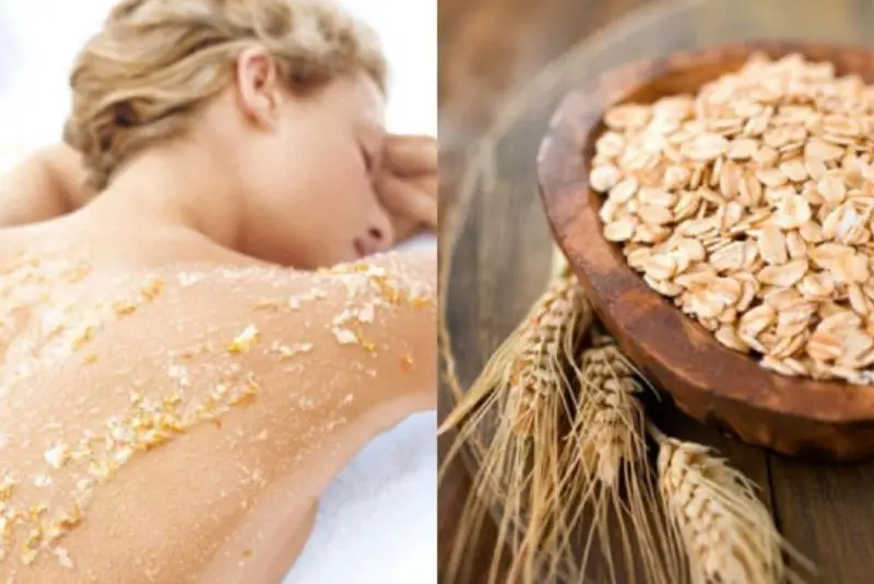 Tẩy da chết bằng bột yến mạch