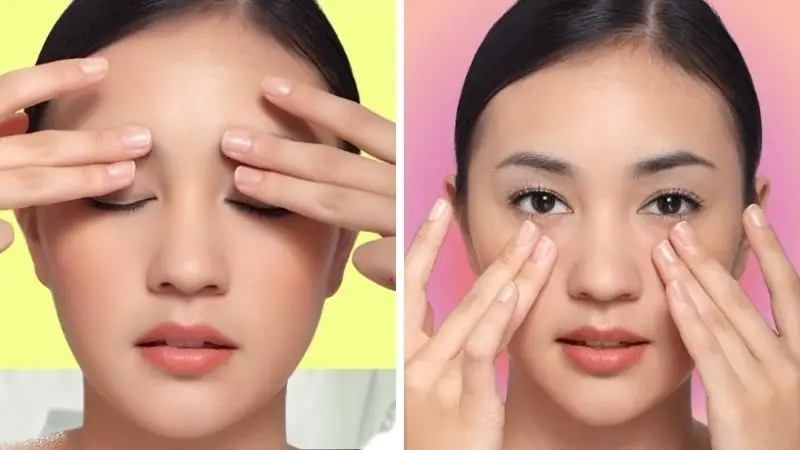 Luyện tập massage cho mí mắt đều đặn
