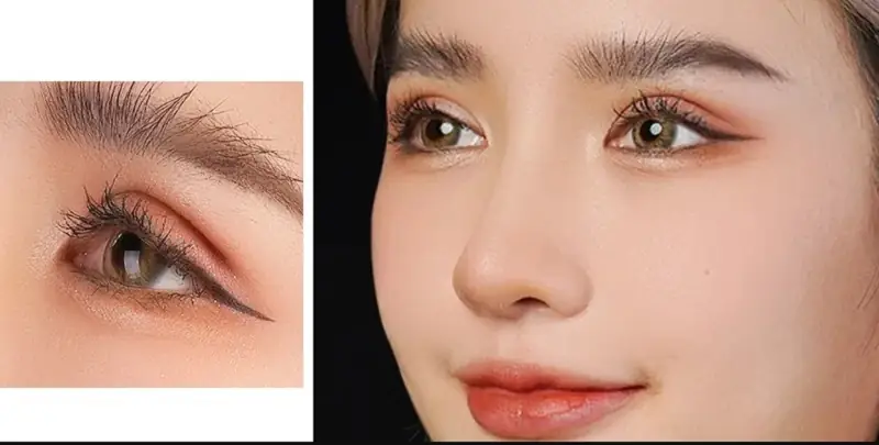 Trang điểm tạo mắt 2 mí, có chiều sâu