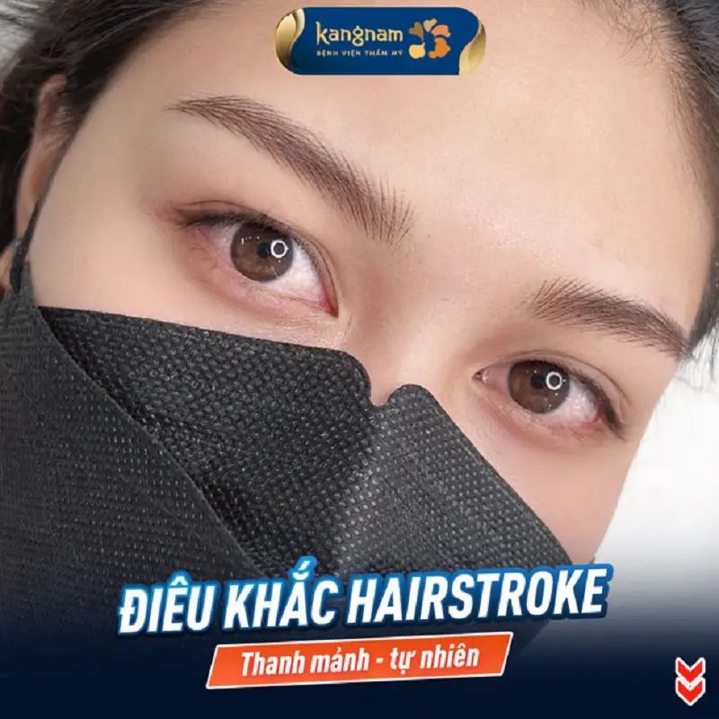 Điêu khắc lông mày thanh mảnh, tự nhiên