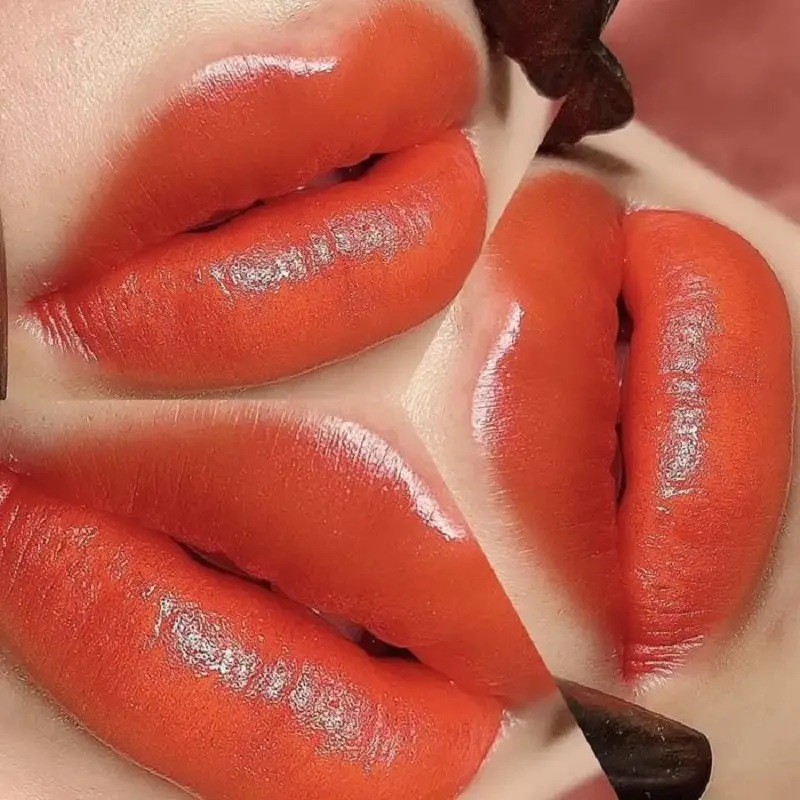 Đôi môi lên màu chuẩn đẹp, làm tươi sáng khuôn mặt