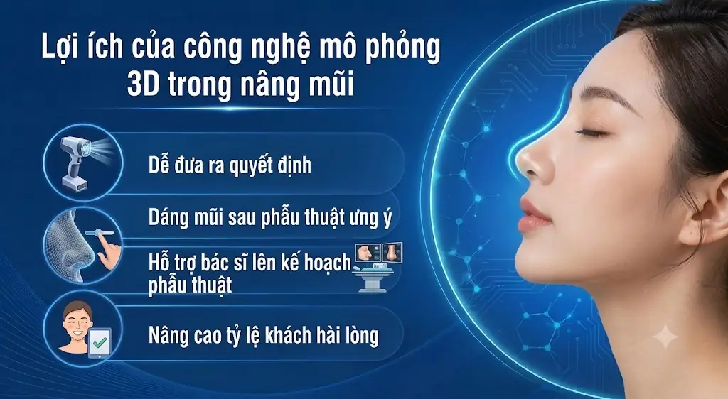 ảnh mô phỏng Lợi ích của công nghệ mô phỏng 3D trong nâng mũi: