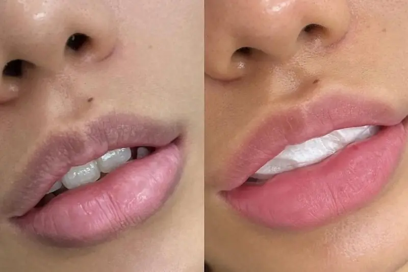 Môi lên màu ổn định mới lên dùng son