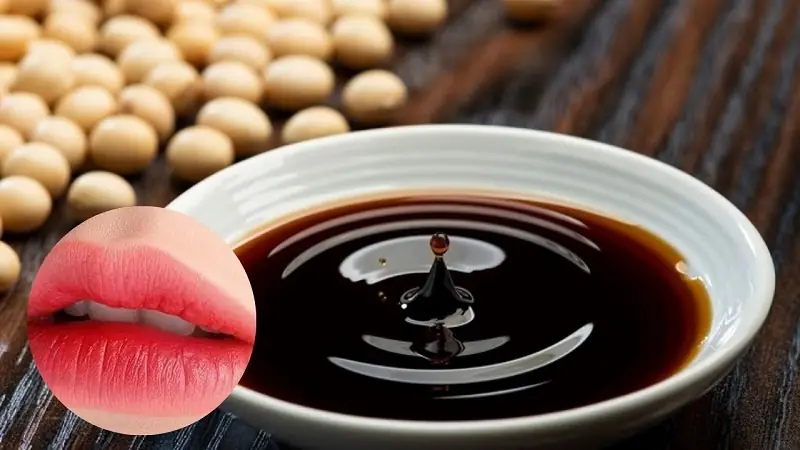 Nên tránh ăn nước tương sau khi phun môi