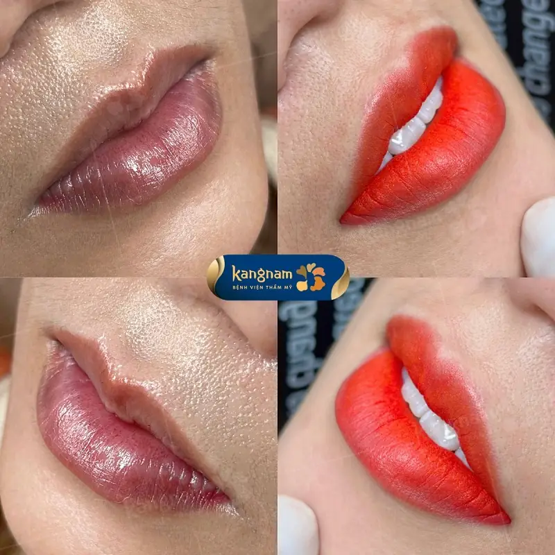 Màu phun môi tại Kangnam lên tự nhiên, chuẩn đẹp
