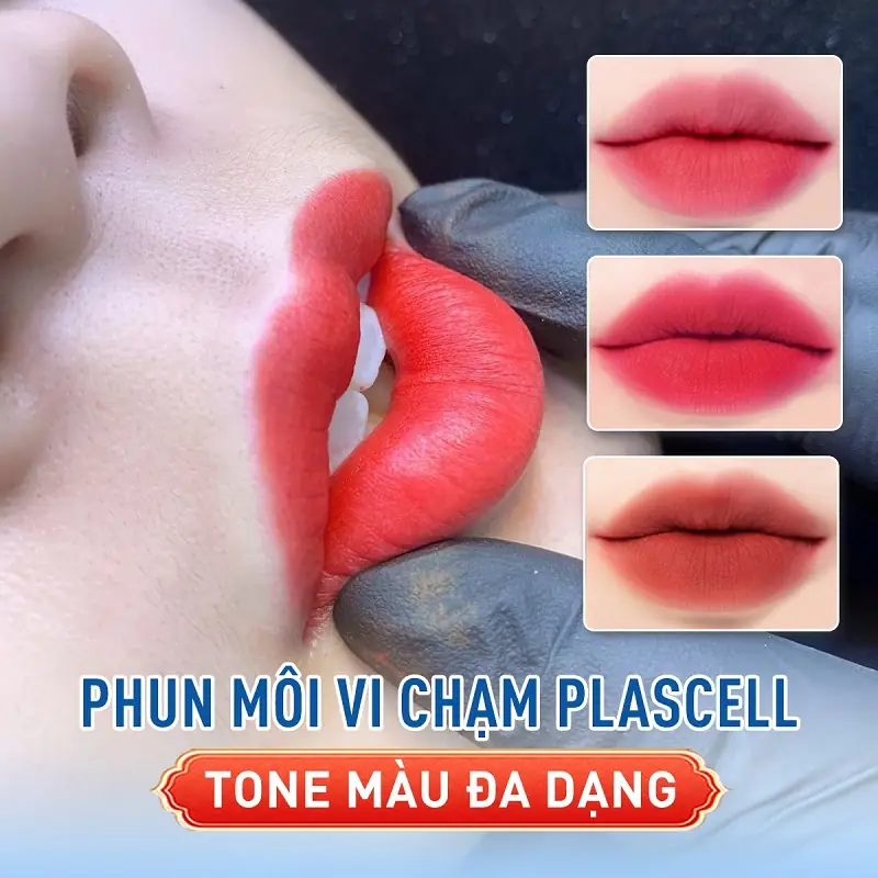 Kangnam ứng dụng công nghệ phun môi hiện đại, màu môi chất lượng cao