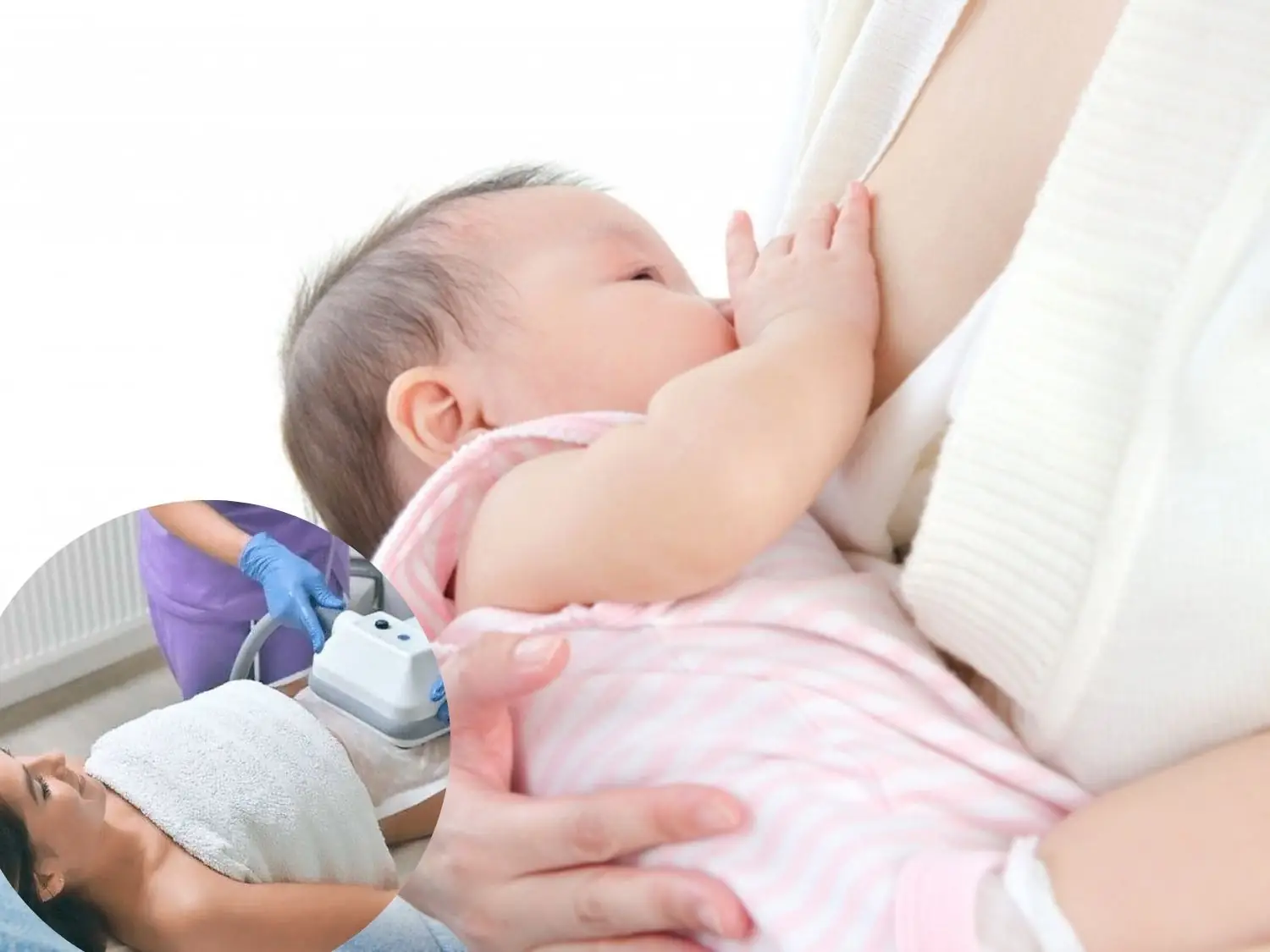 Đang mang thai và cho con bú không nên sử dụng công nghệ giảm mỡ quá sớm
