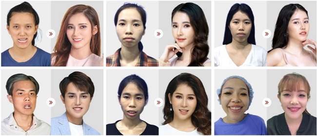 khách hàng làm đẹp