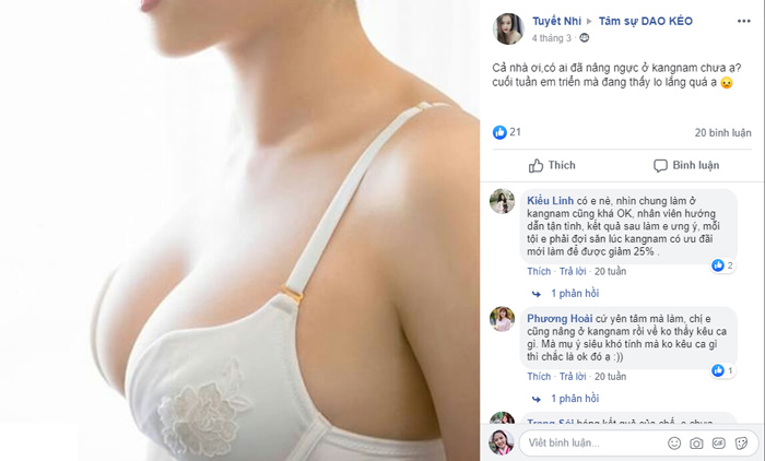 nâng ngực ở đâu tốt nhất hà nội