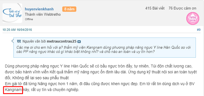 nâng ngực ở đâu đẹp nhất 