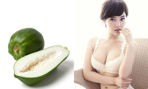 Bí quyết ăn đu đủ xanh tăng vòng 1 được hội chị em review khá tốt trên diễn đàn webtretho ăn gì để ngực phát triển