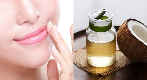 Bôi dầu dừa dưỡng môi luôn căng mọng, hạn chế bong tróc, khô nhăn cách làm môi hết nhăn