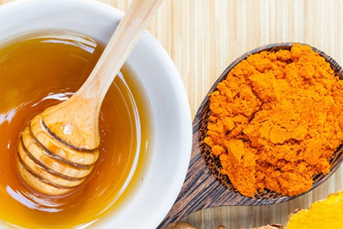 mật ong bột nghệ