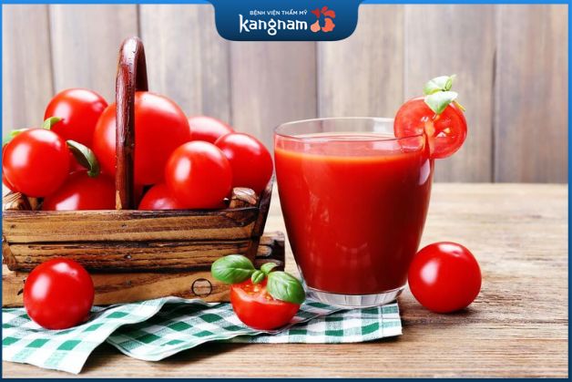 Cà chua giảm thiểu tổn thương trên da