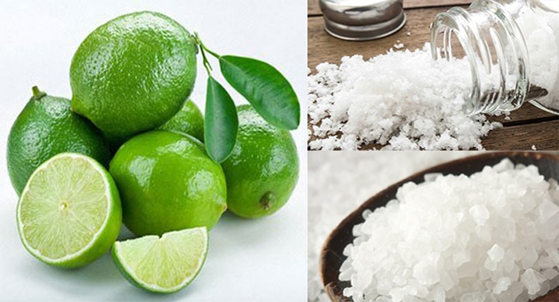 Combo diệt khuẩn và giảm sưng mụn từ hỗn hợp chanh - muối