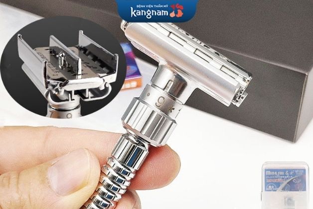 Cạo lông lưng bằng dao