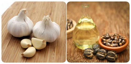 Tẩy nốt ruồi bằng dầu thầu dầu và tỏi
