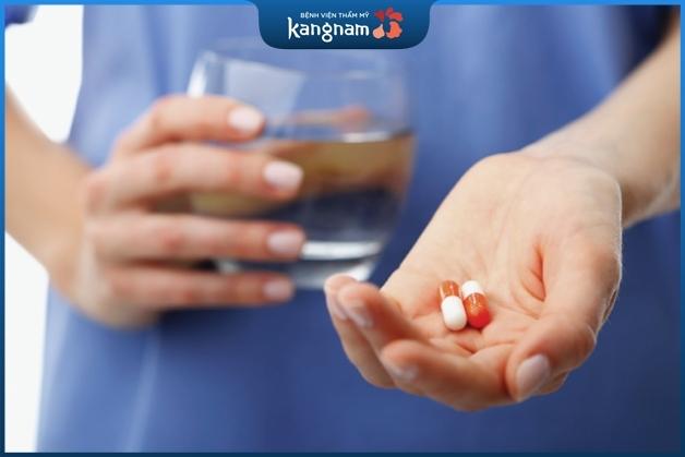 Dùng thuốc giảm đau, kháng viêm 