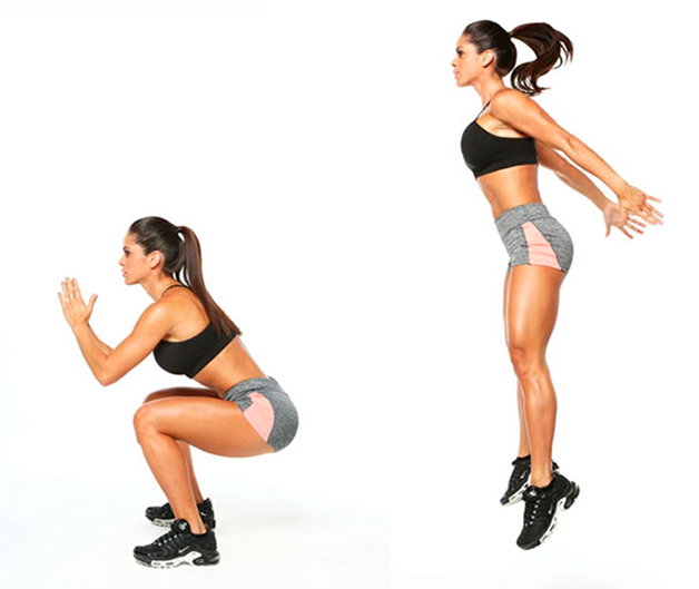 Bài tập nhảy xổm giảm mỡ vùng hông