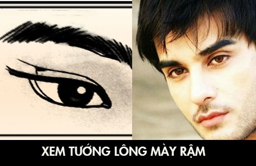 xem tướng lông mày rậm