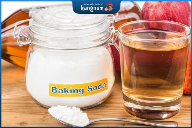 baking soda trị thâm nách