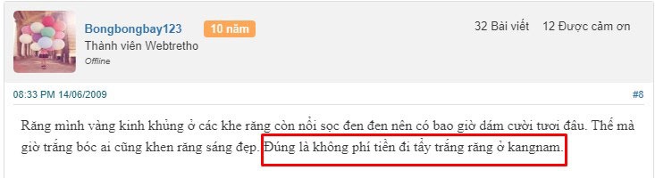 có nên tẩy trắng răng webtretho có nên tẩy trắng răng webtretho