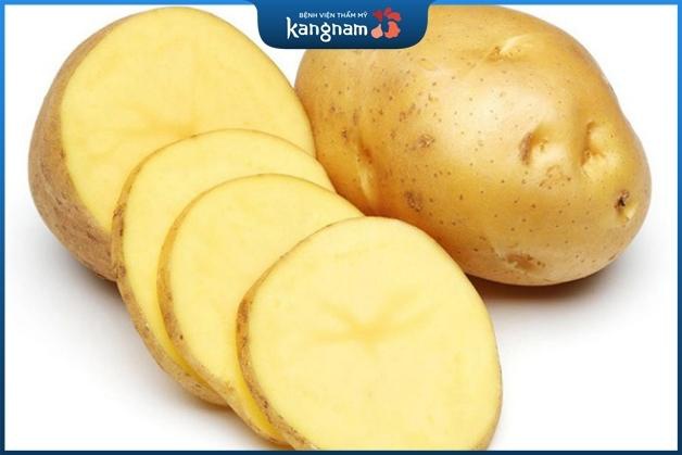 Khoai tây trị thâm nách cho bà bầu
