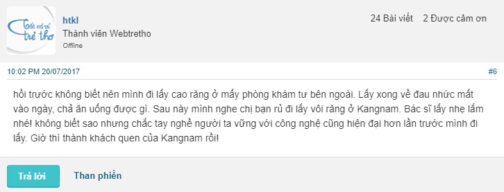 lấy cao răng xong bị ê buốt 