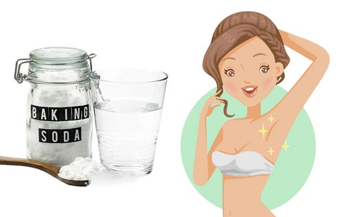 trị thâm nách bằng baking soda