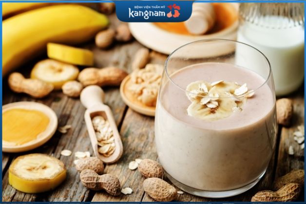 Sinh tố chuối đậu phộng giảm béo