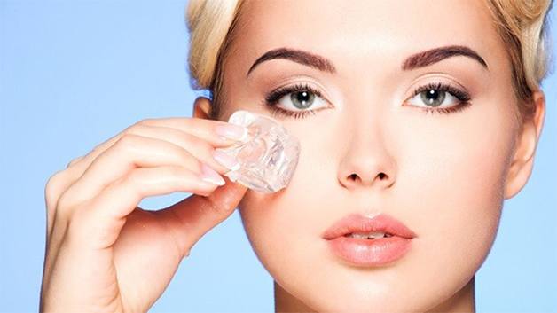 Chườm đá lạnh để tiêu sưng viêm