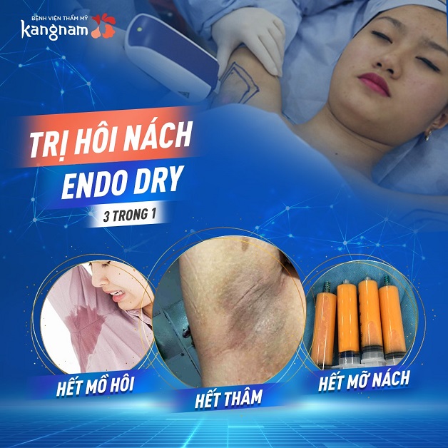 Phương pháp trị hôi nahcs Endo Dry hiệu quả 3 trong 1